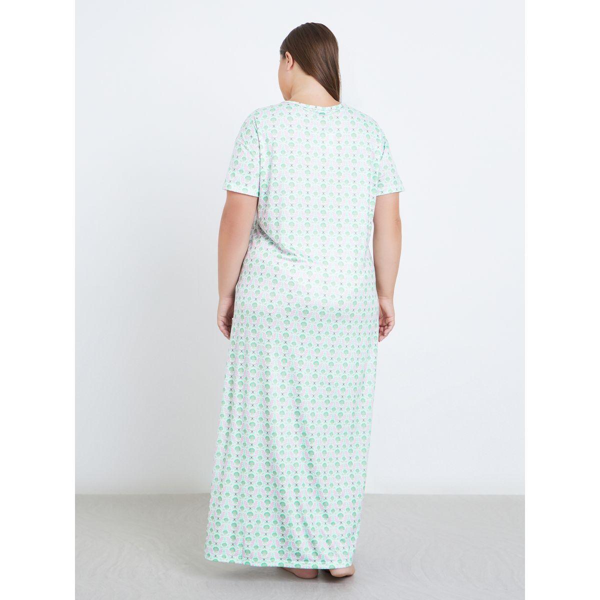 Styli Plus All Over Print Nightdress-women-clothing-nightwear-pyjamas-tops-image-4