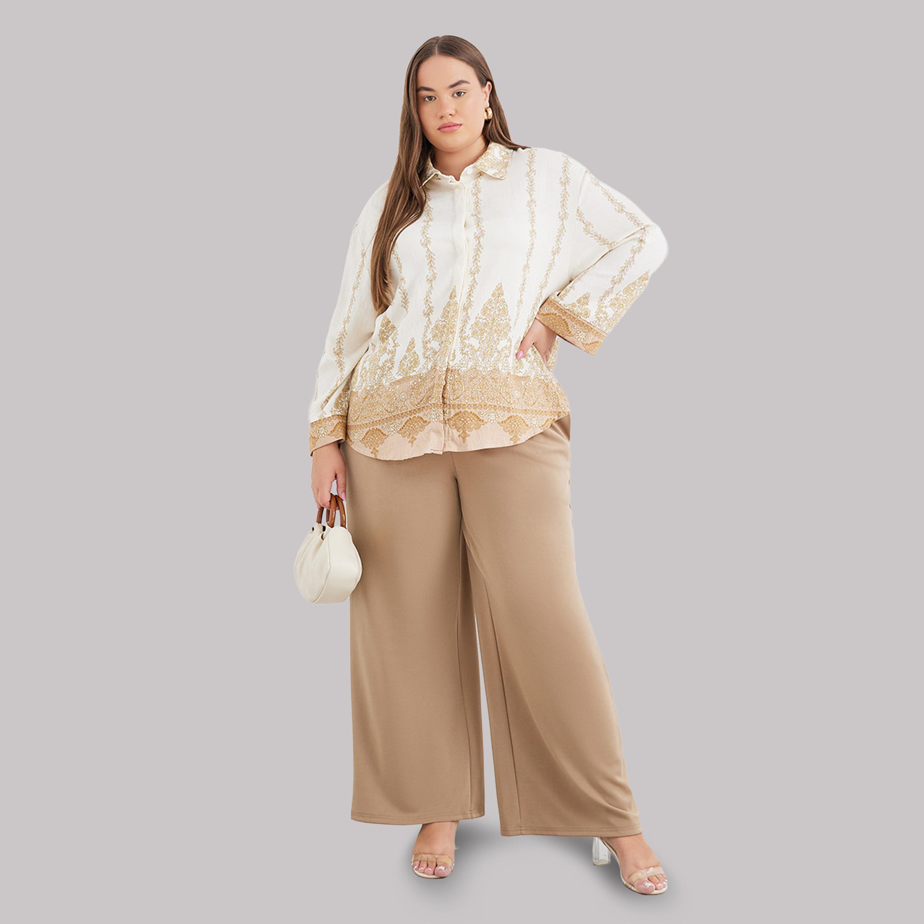 Styli Plus Size Oversized Printed Shirt with Long Sleeves-women-clothing-shirtsandblouses-shirts-image-2