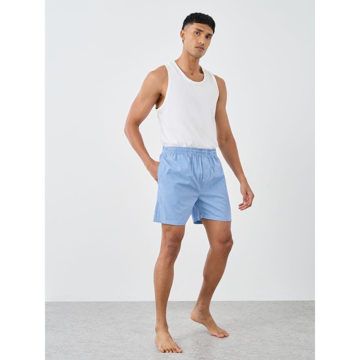 Styli Pack of 2 - Assorted Woven Checkered Boxer-men-clothing-innerwear-underwear-image-2
