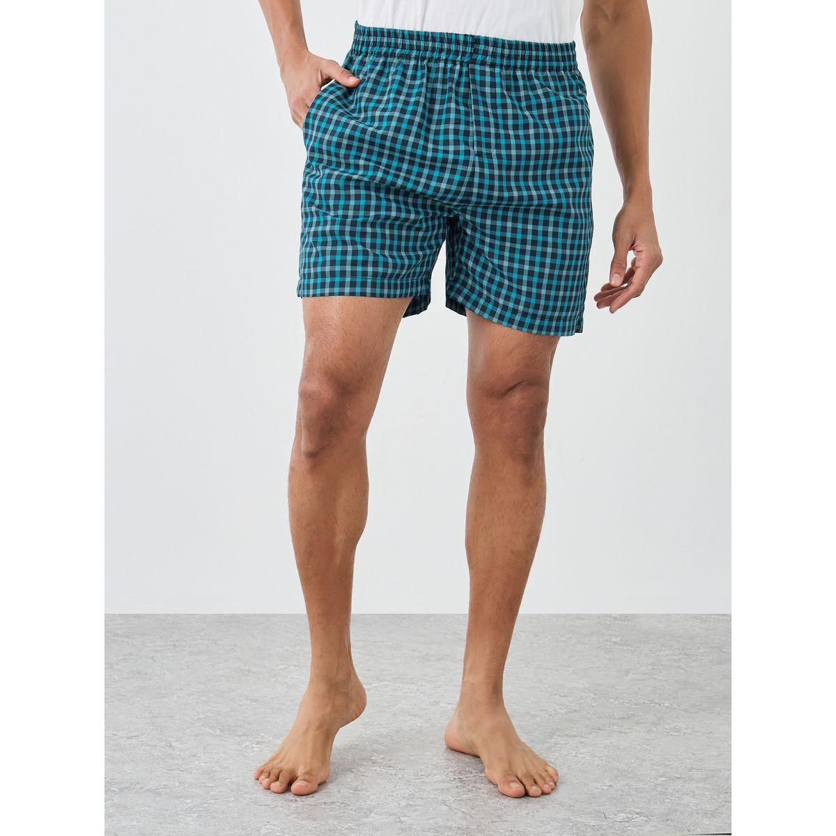 Styli Pack of 2 - Assorted Woven Checkered Boxer-men-clothing-innerwear-underwear-image-3