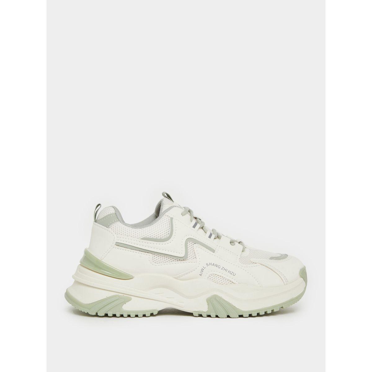 Styli Chunky Sole Lace up Sneakers-women-shoes-sneakers-image-1
