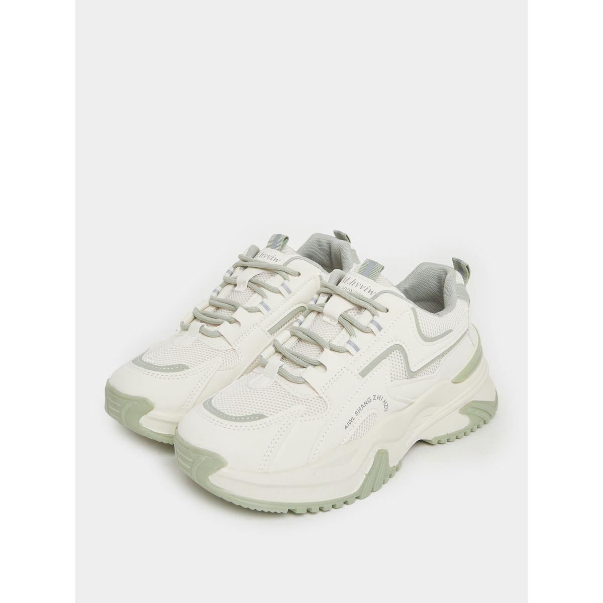 Styli Chunky Sole Lace up Sneakers-women-shoes-sneakers-image-2