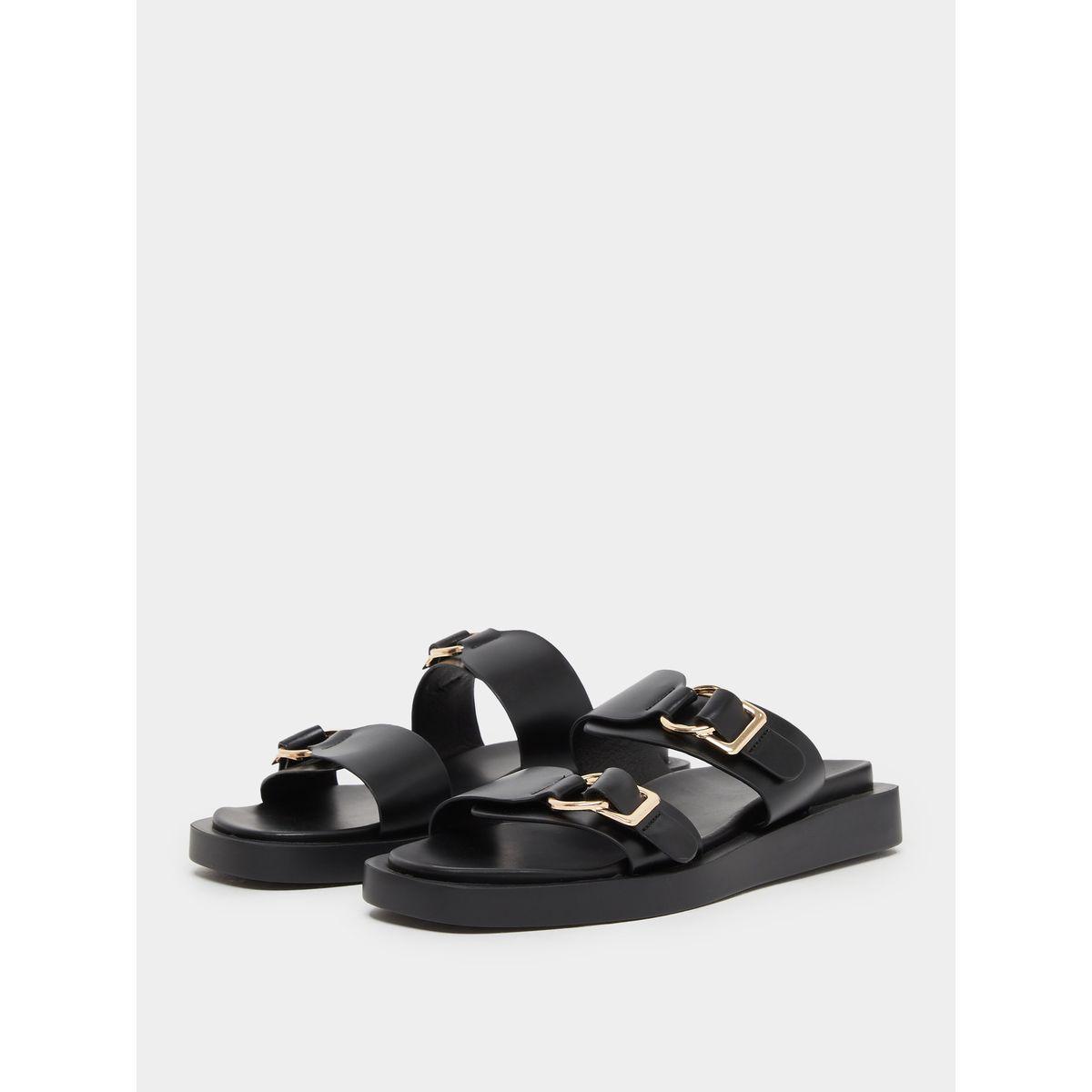 صندل سهل الارتداء بتفاصيل إبزيم-women-shoes-sandals-flats-image-2