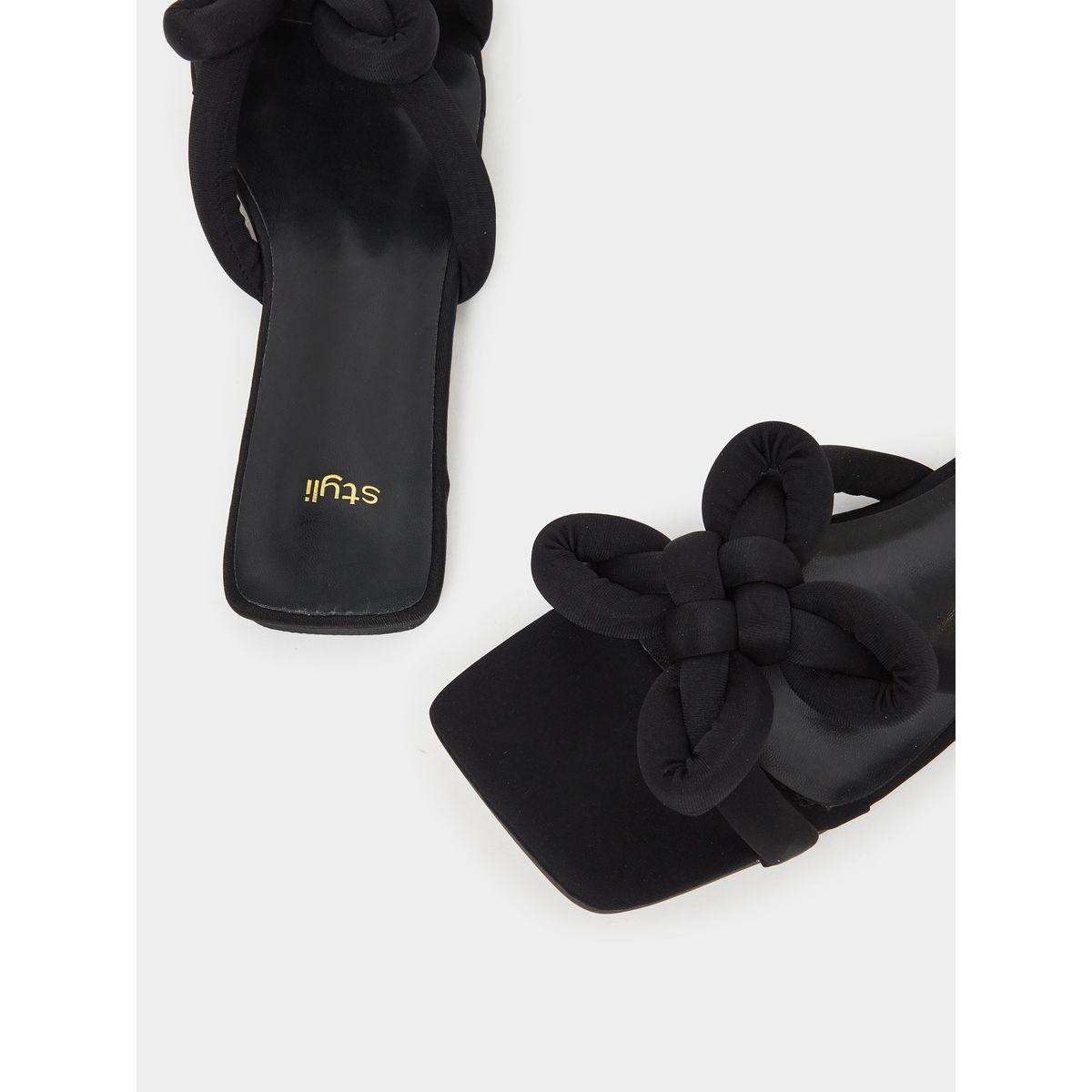صندل فلات بتفاصيل عقدة-women-shoes-sandals-flats-image-3