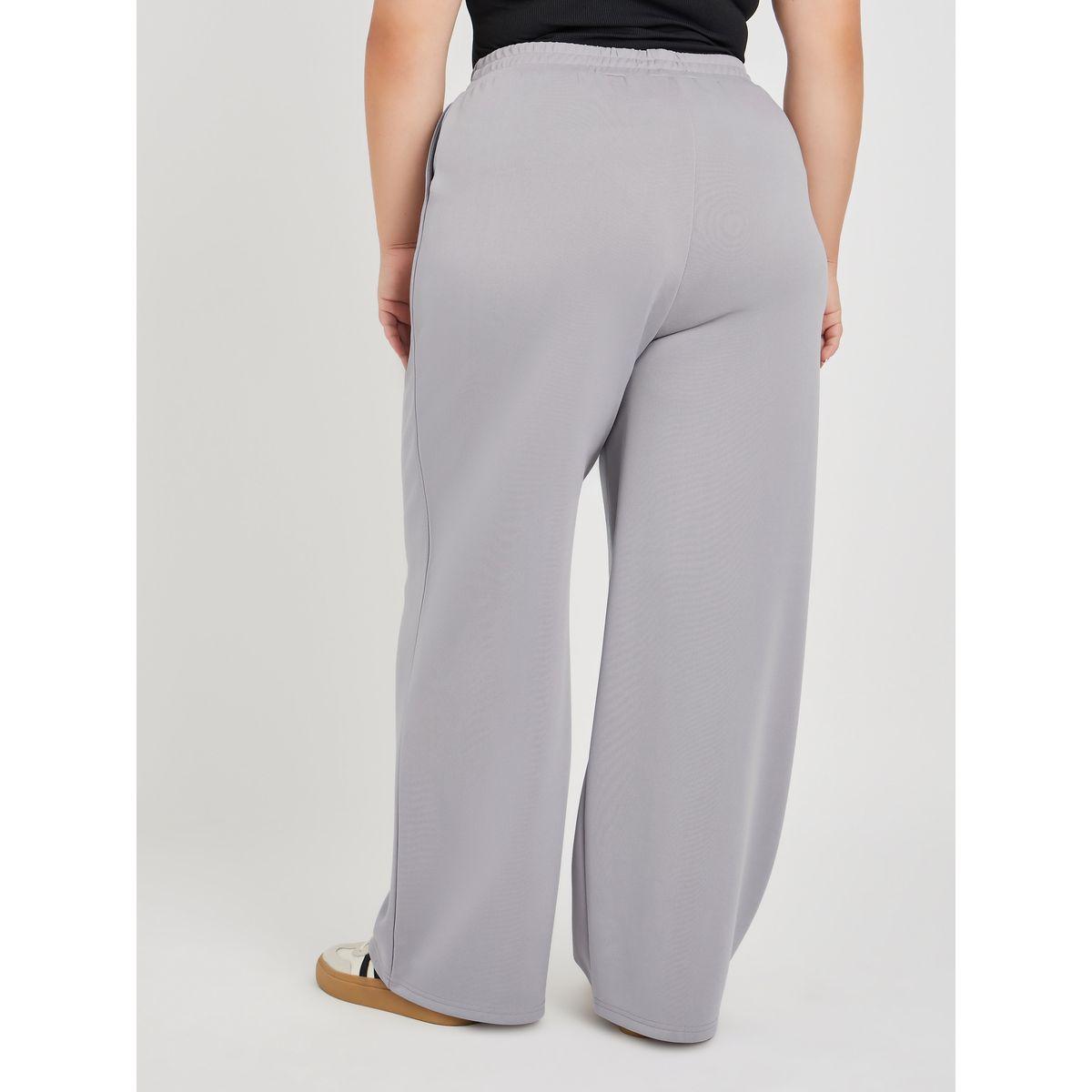 جوغر سادة بمقاس كبير وأرجل واسعة-women-clothing-bottoms-joggers-image-1