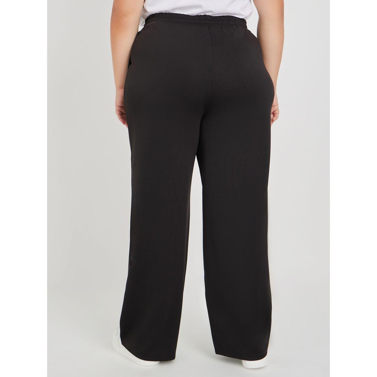 Styli Plus Size Solid Wide Leg Joggers-women-clothing-bottoms-joggers-image-4