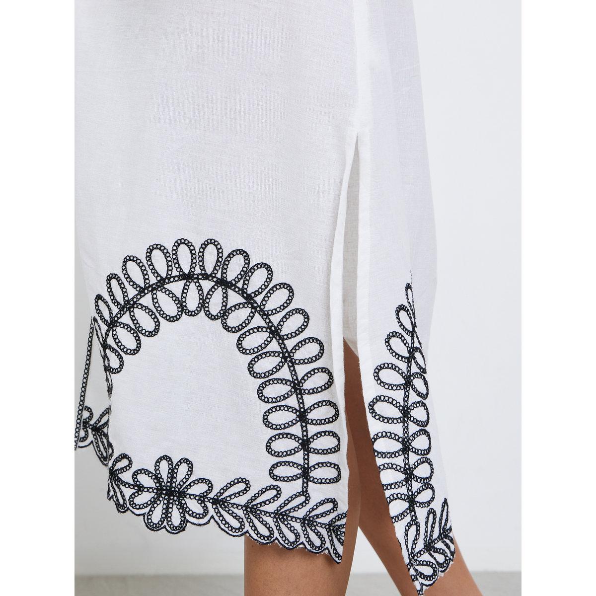 فستان ميدي بتفاصيل مُطرزة بدون أكمام-women-clothing-dresses-image-5
