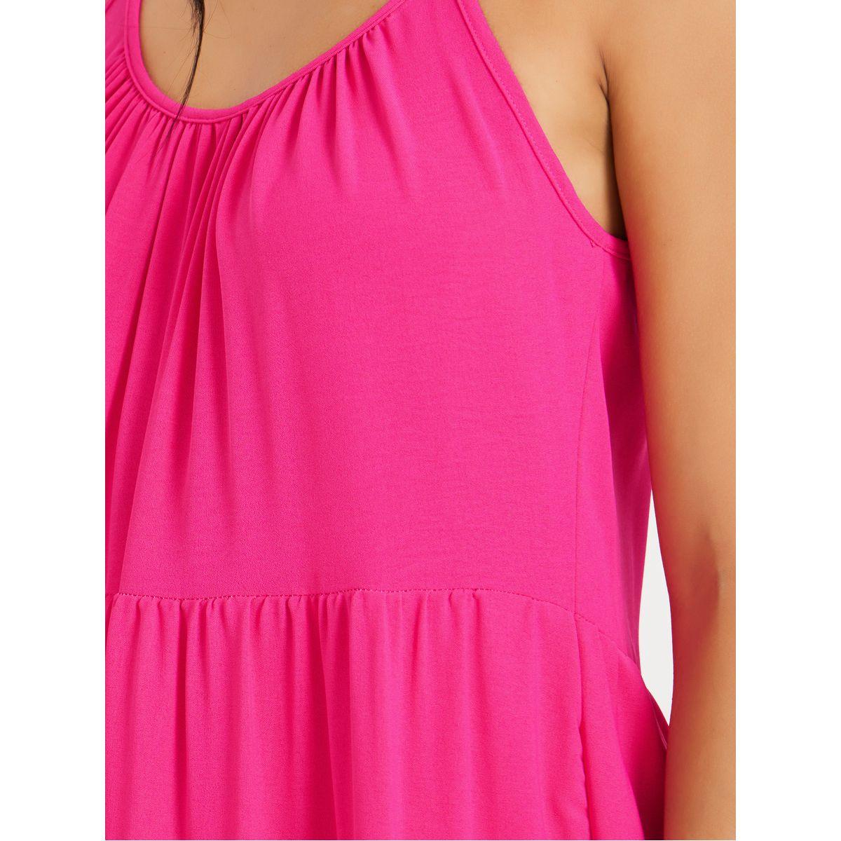 Styli Solid Strappy Tiered Maxi Dress-women-clothing-dresses-image-5