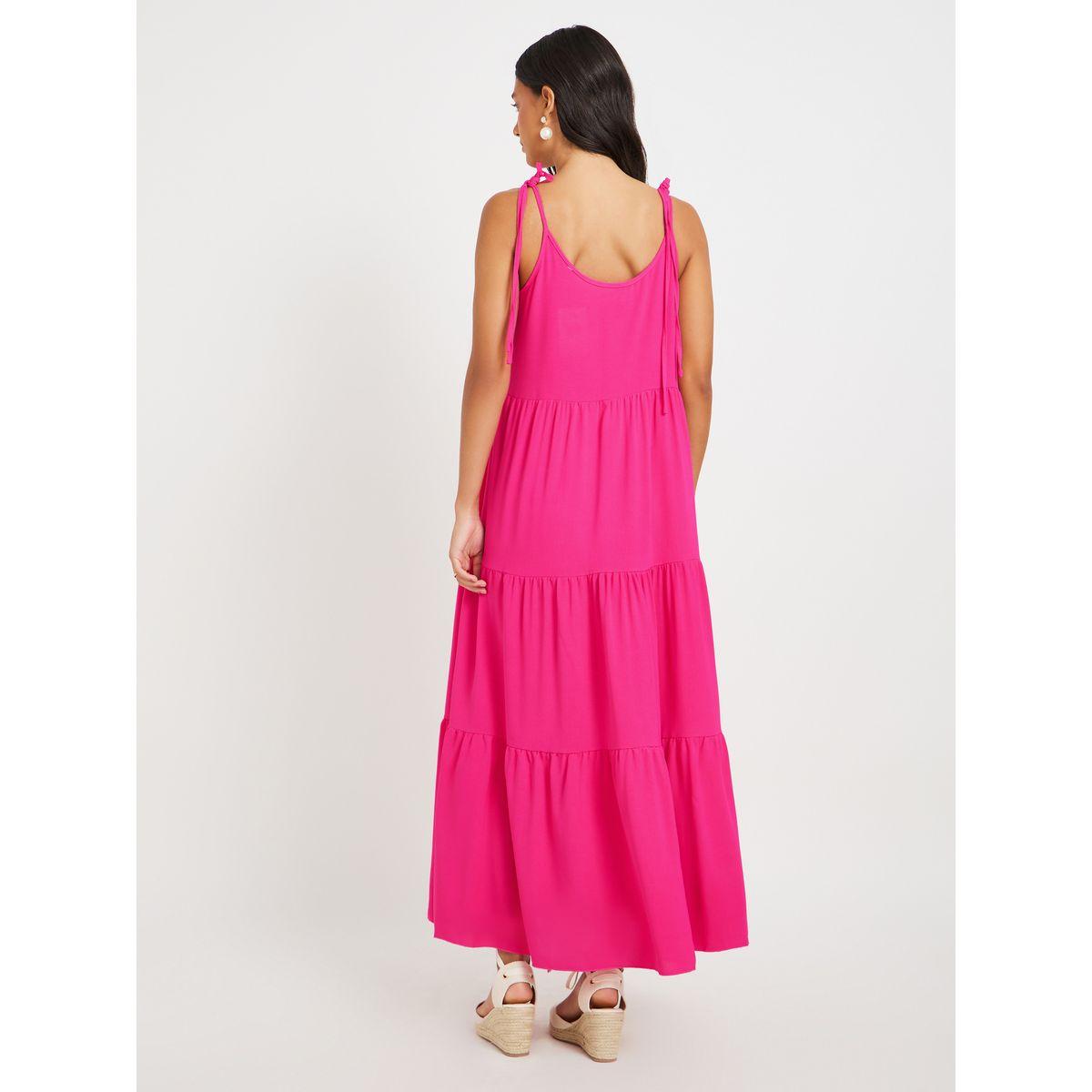 Styli Solid Strappy Tiered Maxi Dress-women-clothing-dresses-image-6