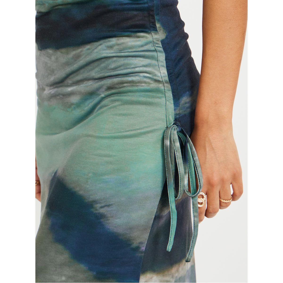 فستان طويل بديكون مطبع بطبعة أومبري-women-clothing-dresses-image-4