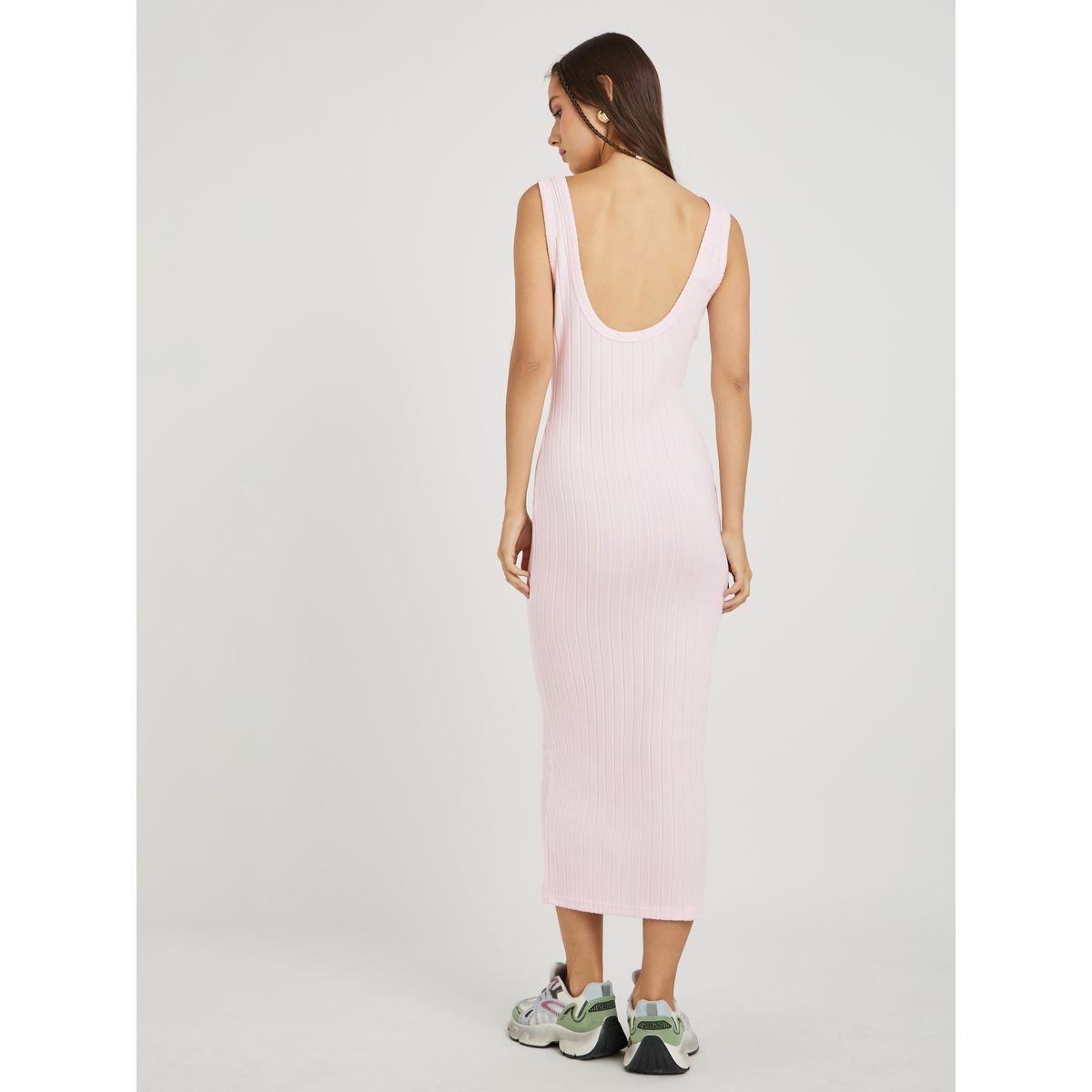 فستان ميدي مضلع بلا أكمام مع ياقة سكوب-women-clothing-dresses-image-5