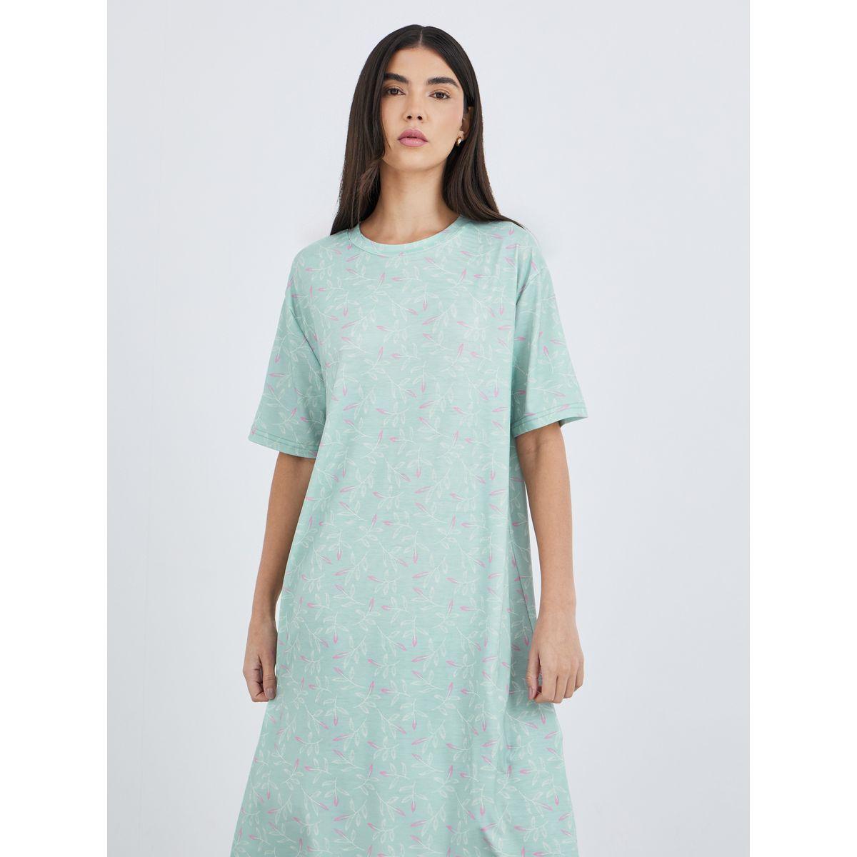 Styli Graphic Print Short Sleeve Sleep T-Shirt-women-clothing-nightwear-nighties-image-2