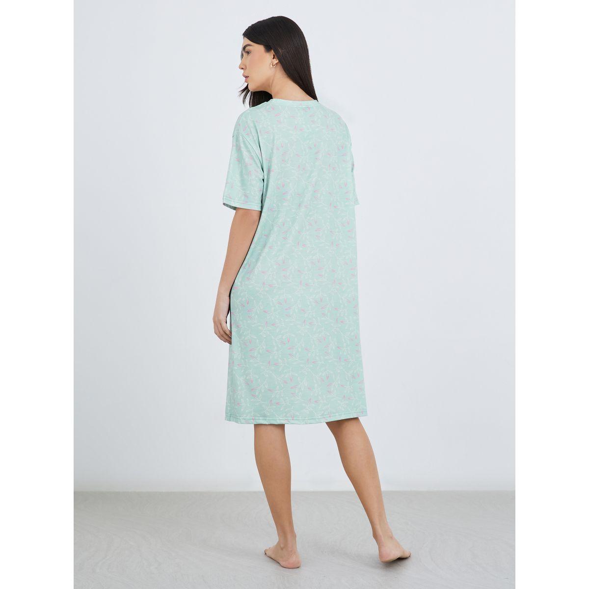 Styli Graphic Print Short Sleeve Sleep T-Shirt-women-clothing-nightwear-nighties-image-4