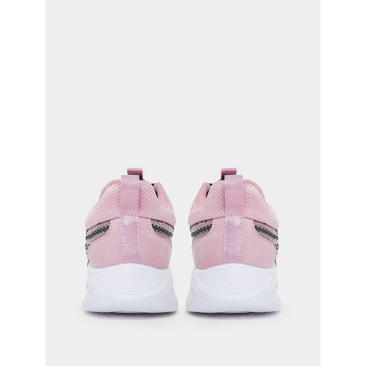 Styli Wave Print Detail Lace Up Sneakers-women-shoes-sneakers-image-4