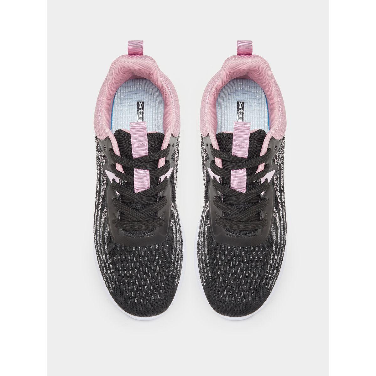 Styli Wave Print Detail Lace Up Sneakers-women-shoes-sneakers-image-5