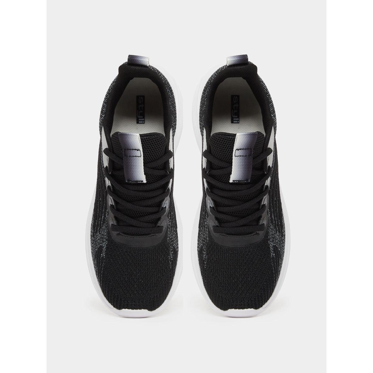 Styli Textured Mesh Lace Up Sneakers-women-shoes-sneakers-image-5