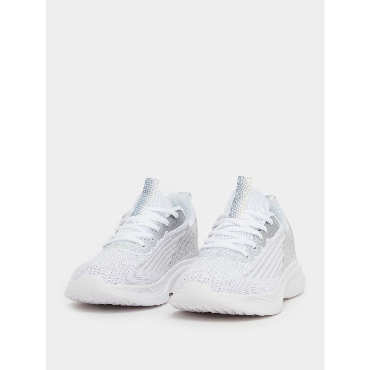 Styli Textured Mesh Lace Up Sneakers-women-shoes-sneakers-image-3