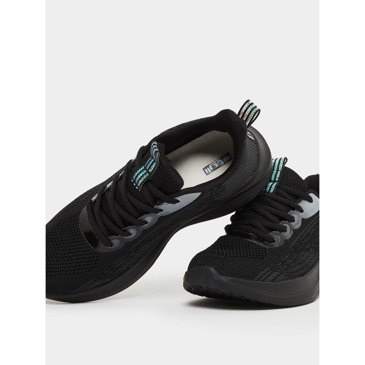 Styli Textured Mesh Lace Up Sneakers-women-shoes-sneakers-image-3