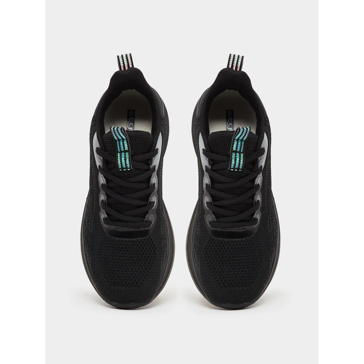 Styli Textured Mesh Lace Up Sneakers-women-shoes-sneakers-image-5