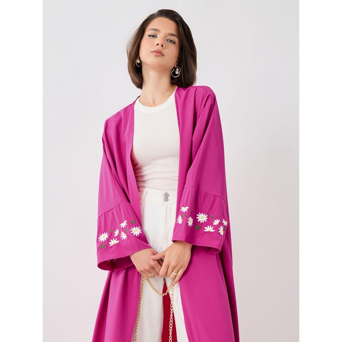 كيمونو سادة بأكمام طويلة وتفاصيل مُطرزة-women-clothing-shirtsandblouses-shirts-image-2