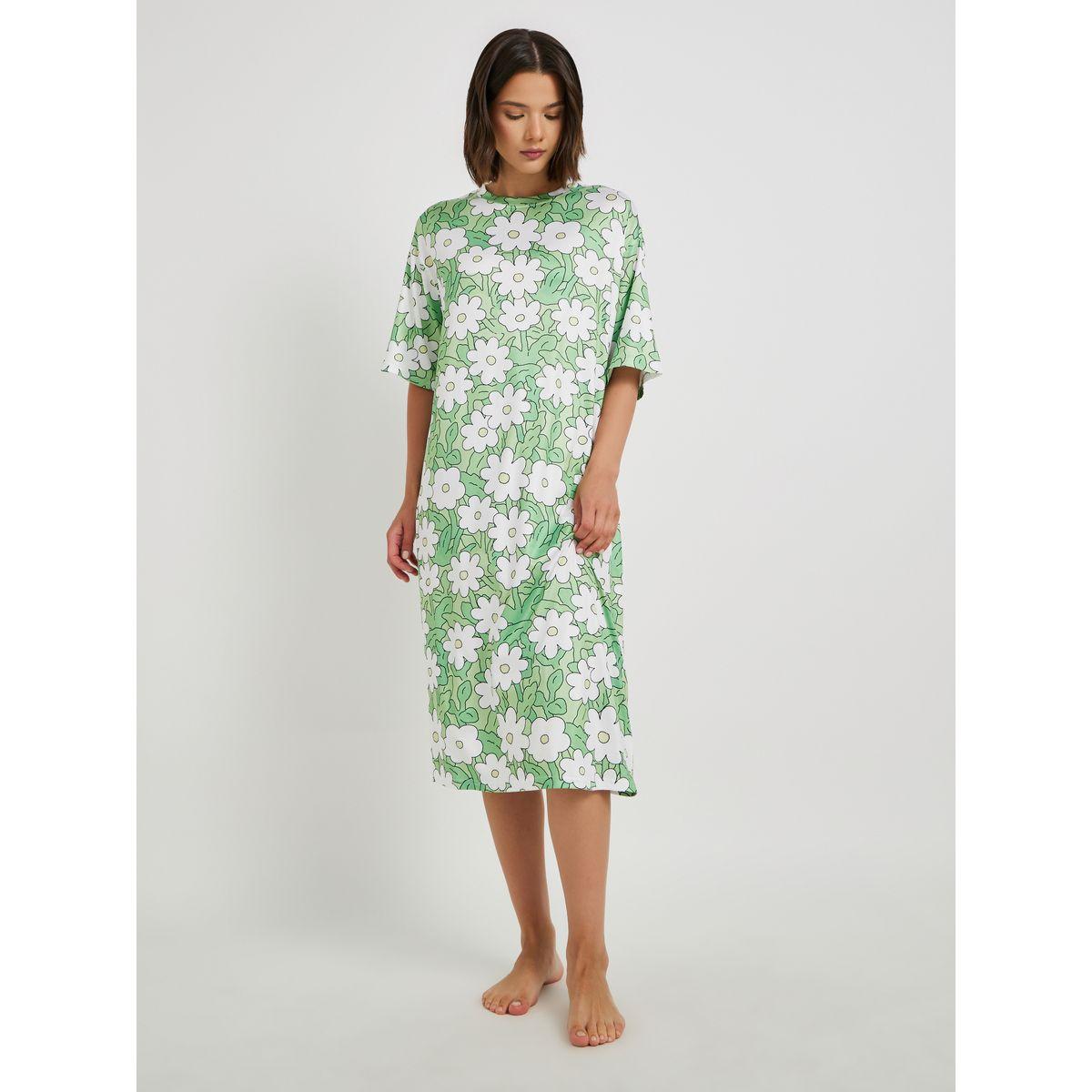قميص نوم مطبع بالكامل مع أكمام قصيرة-women-clothing-nightwear-nighties-image-1