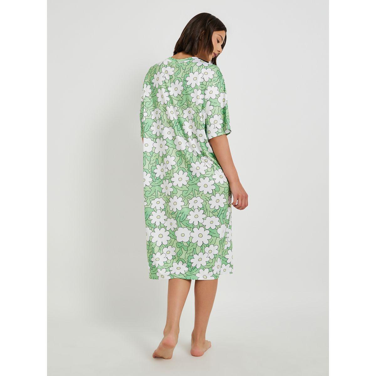 قميص نوم مطبع بالكامل مع أكمام قصيرة-women-clothing-nightwear-nighties-image-4