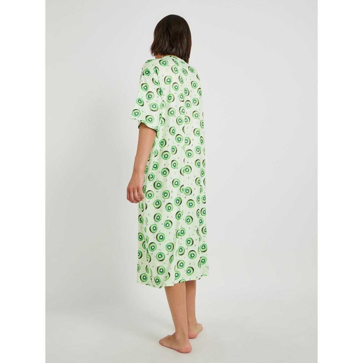 قميص نوم مطبع بالكامل مع أكمام قصيرة-women-clothing-nightwear-nighties-image-4