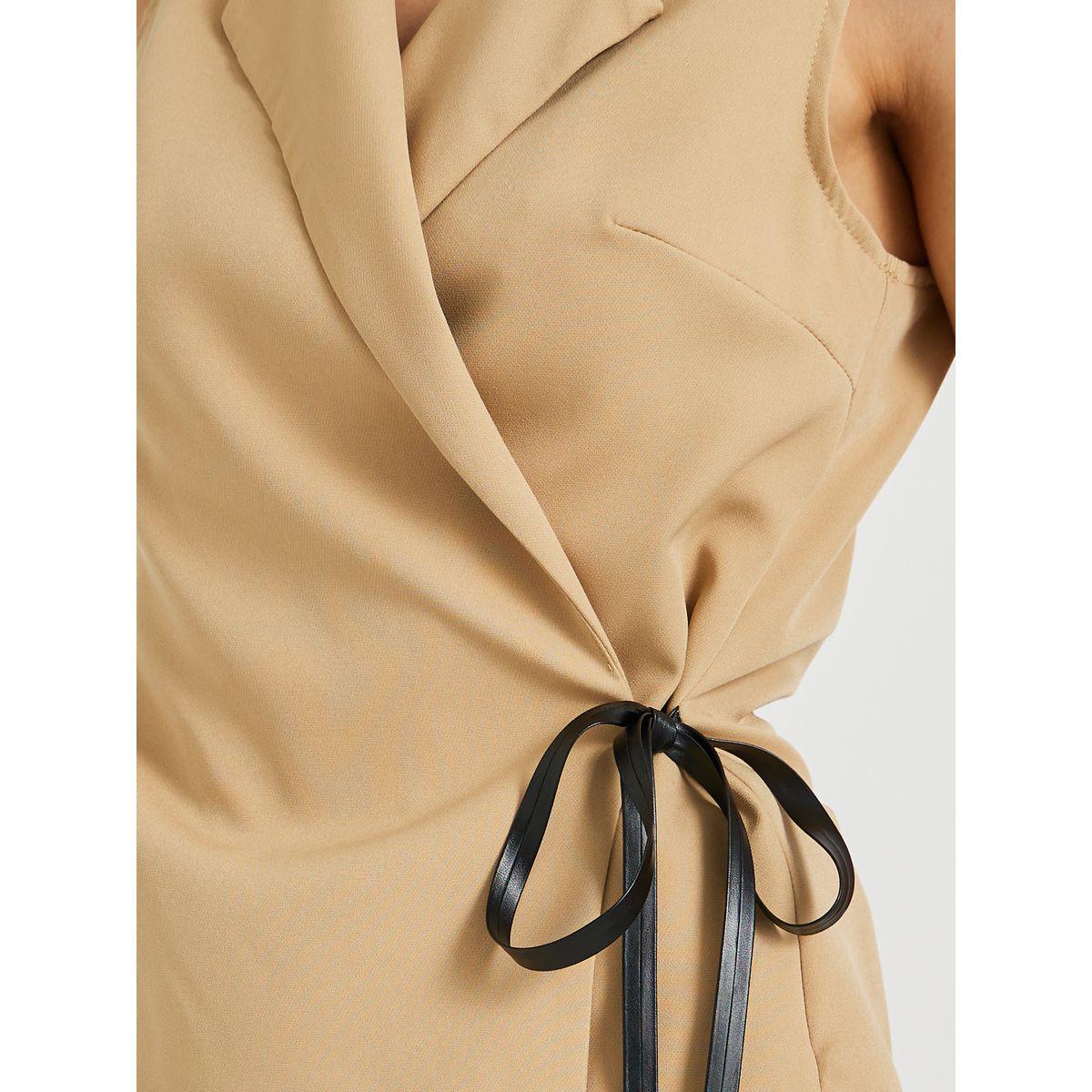 Styli Solid Sleeveless Wrap Top with Tie-Up Detail-women-clothing-shirtsandblouses-blouses-image-3