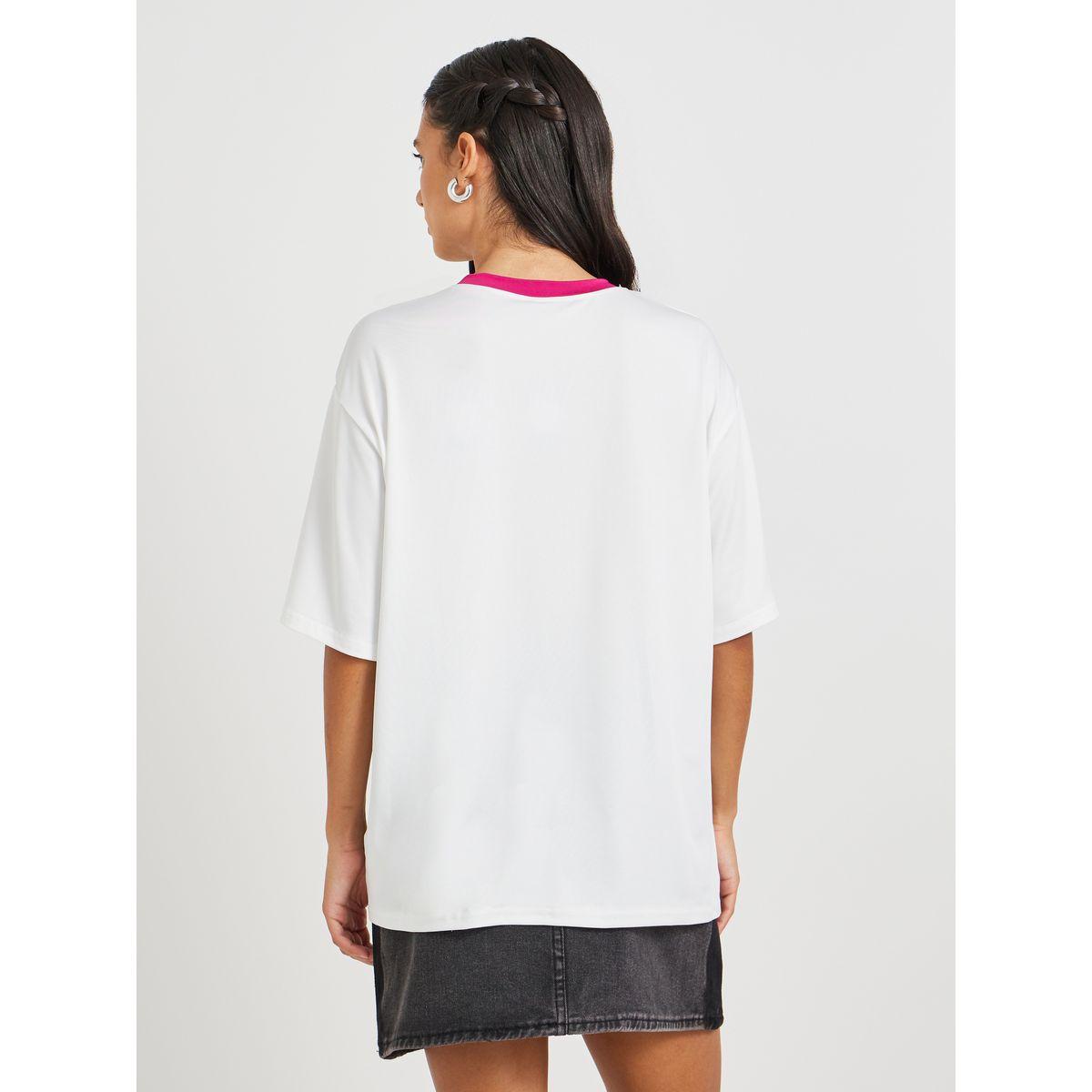 تيشيرت فضفاض بطبعة كتابة-women-clothing-tshirts-image-4