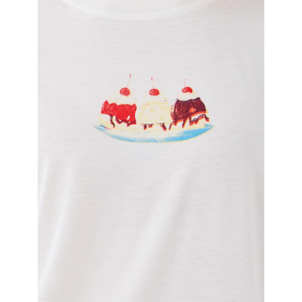 تيشيرت بياقة دائرية وطبعة جرافيك-women-clothing-tshirts-image-3
