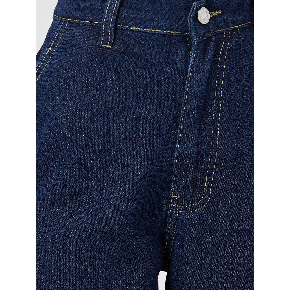 جينز سادة بقصة مستقيمة وخصر متوسط-women-clothing-bottoms-jeans-image-3