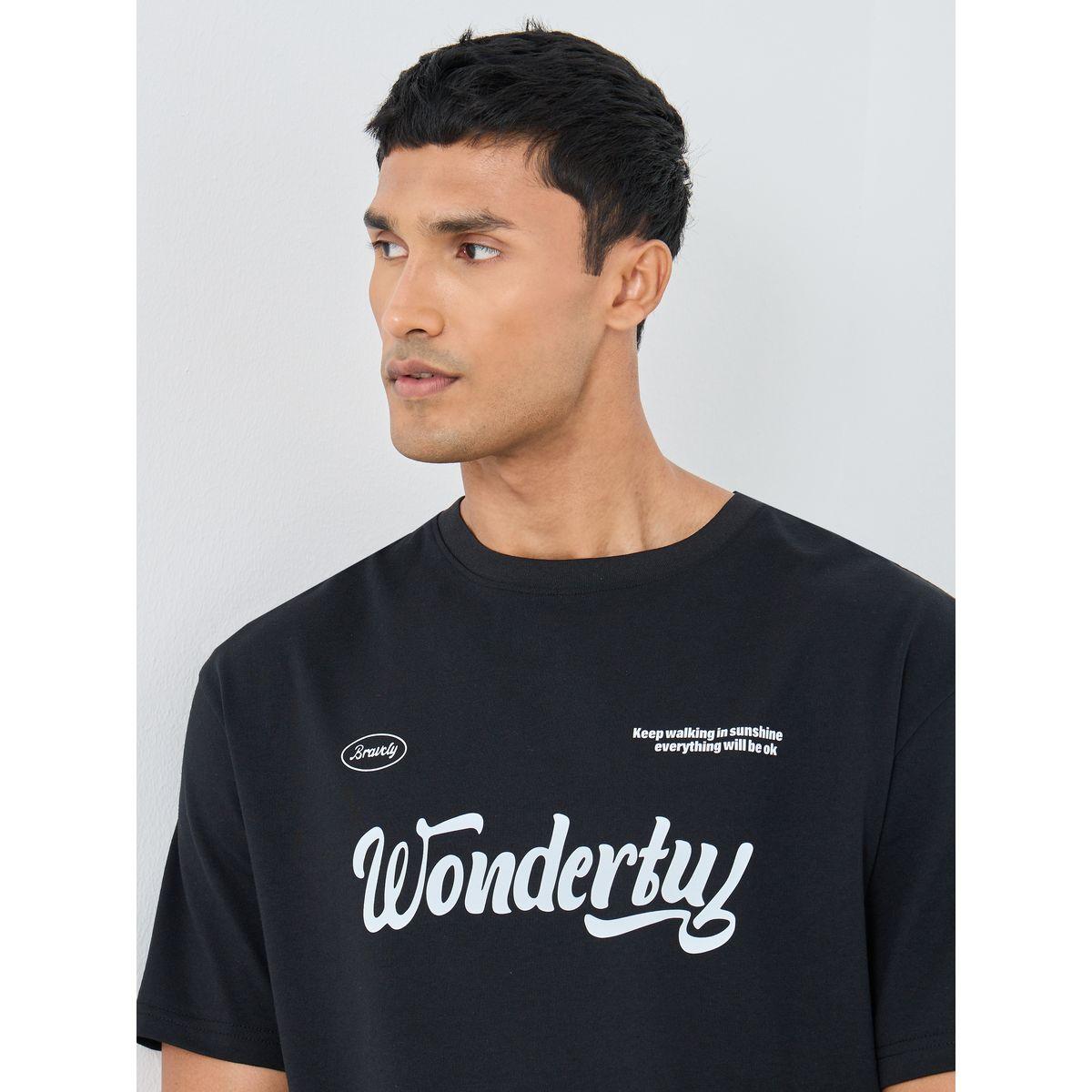 Styli Slogan Print Crew Neck Oversized T-Shirt-men-clothing-tshirtsandpolos-tshirts-image-3