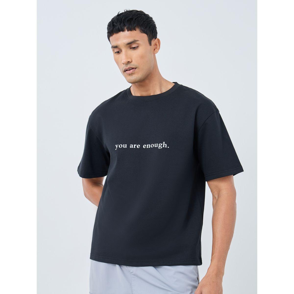 Styli Slogan Print Crew Neck Oversized T-Shirt-men-clothing-tshirtsandpolos-tshirts-image-3