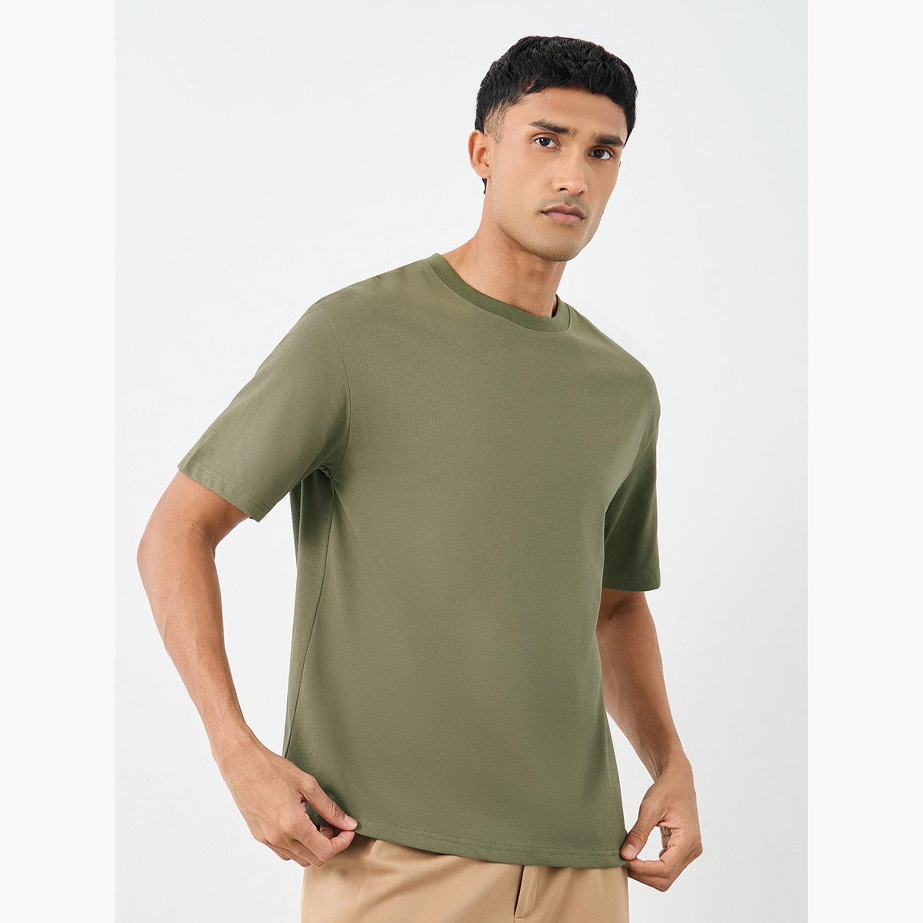 Styli Slogan Back Print Oversized T-Shirt-men-clothing-tshirtsandpolos-tshirts-image-1