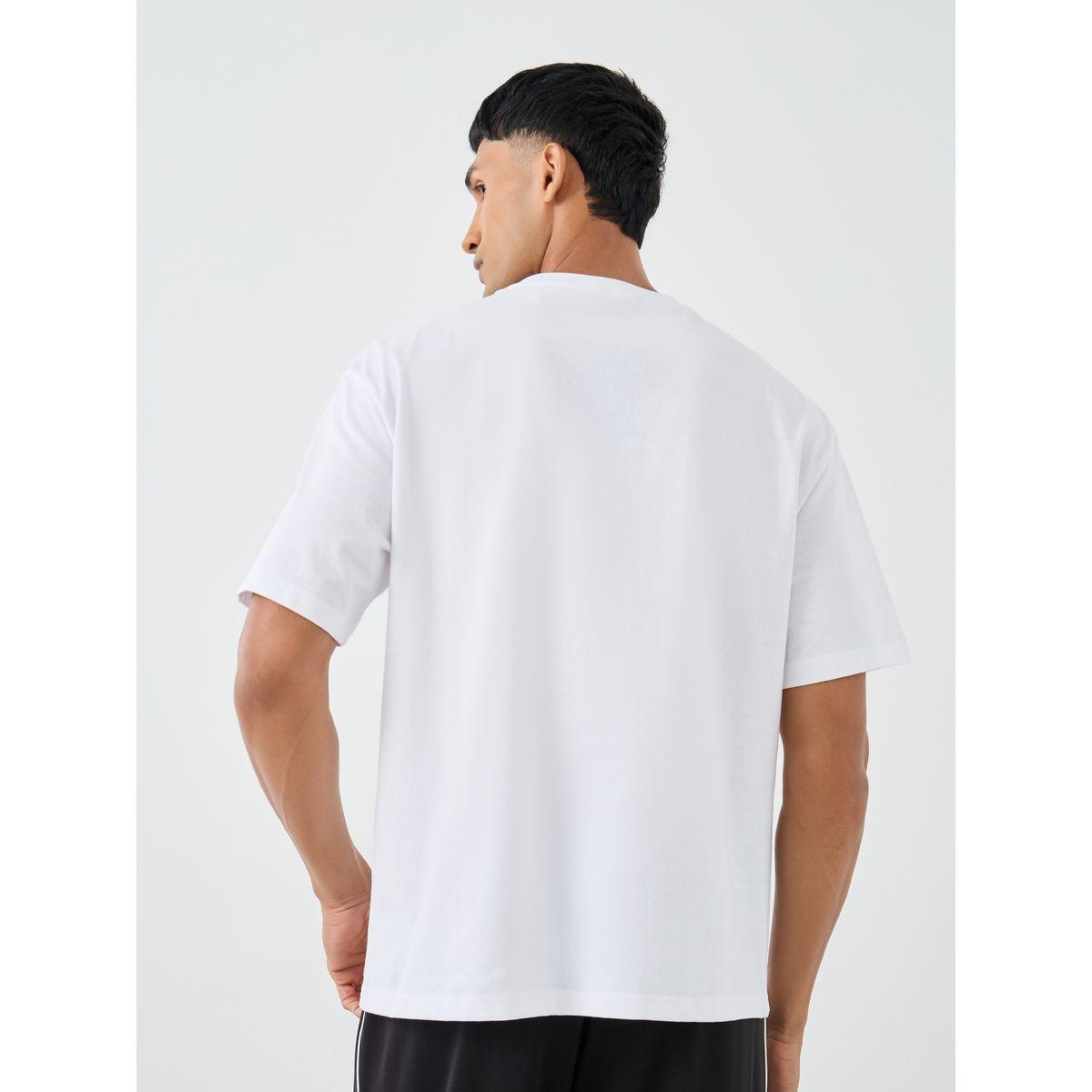 تيشيرت فضفاض بطبعة كتابة وياقة دائرية-men-clothing-tshirtsandpolos-tshirts-image-4