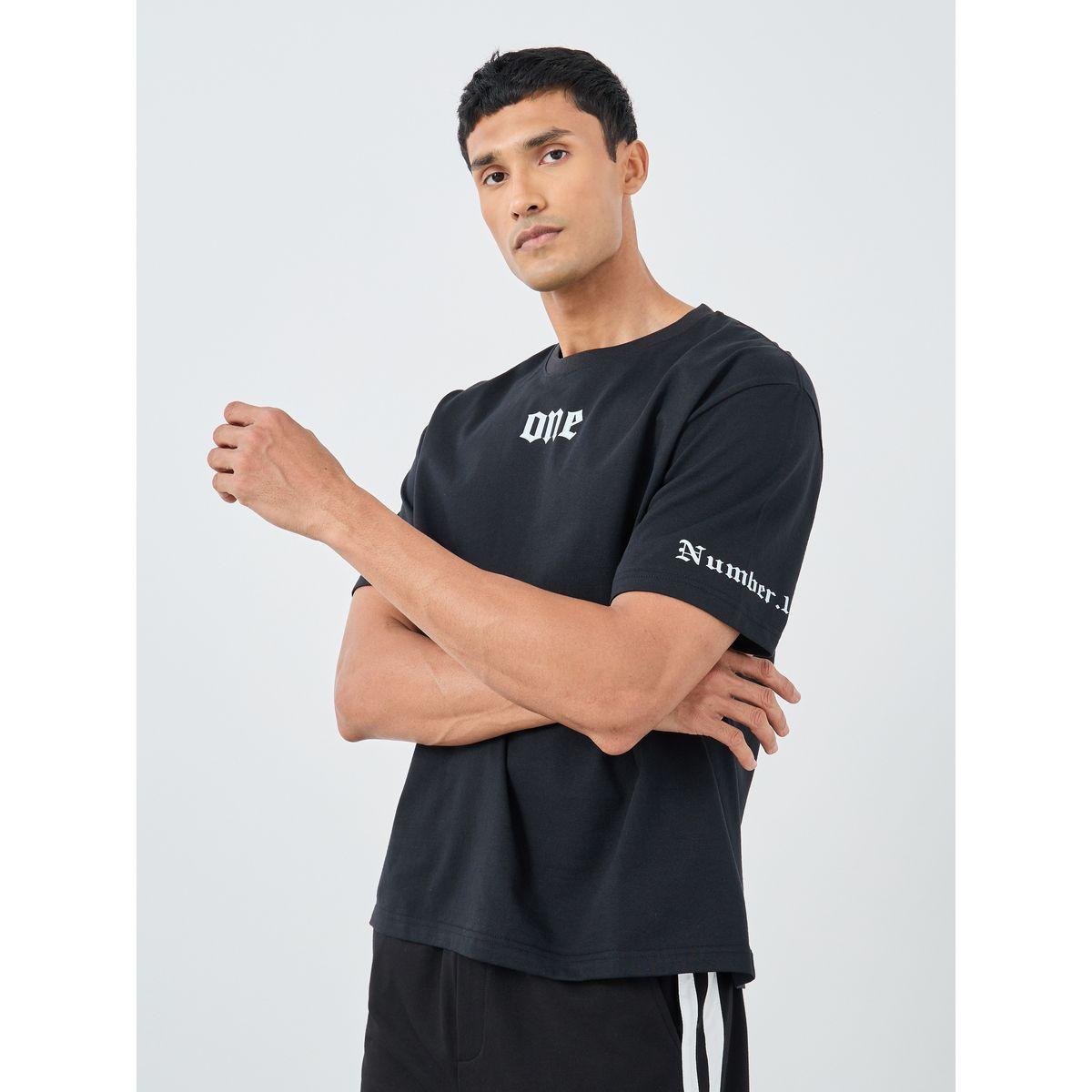 Styli Placement Print Crew Neck Oversized T-Shirt-men-clothing-tshirtsandpolos-tshirts-image-1
