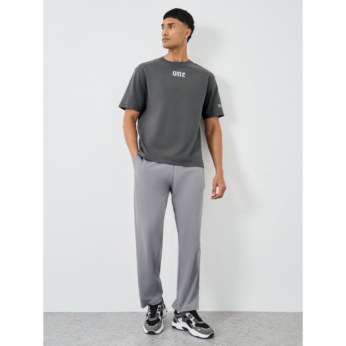 Styli Placement Print Crew Neck Oversized T-Shirt-men-clothing-tshirtsandpolos-tshirts-image-2