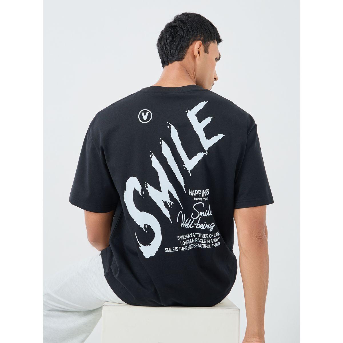 Styli Slogan Back Printed Crew Neck Oversized T-Shirt-men-clothing-tshirtsandpolos-tshirts-image-1