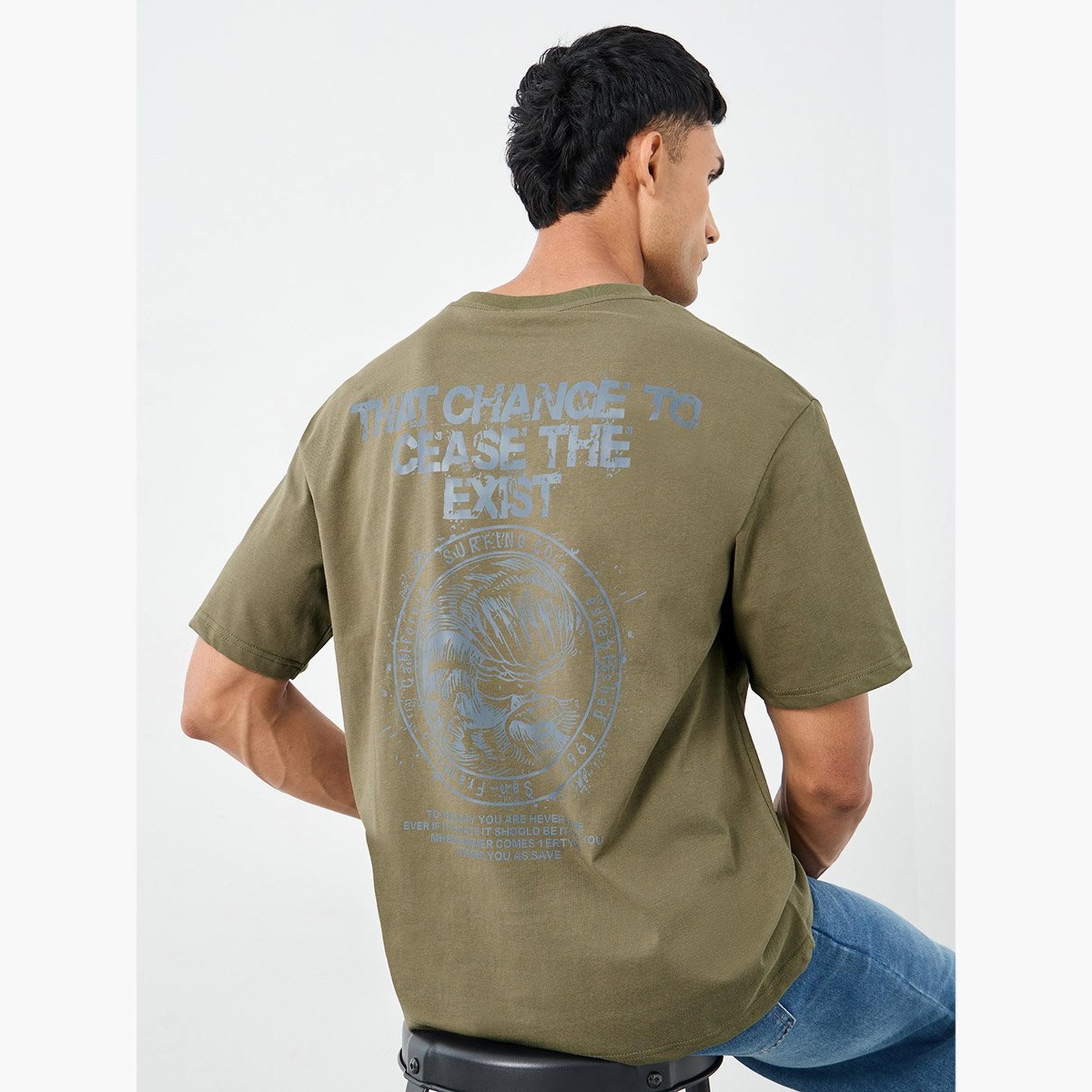 Styli Graphic Print Crew Neck Oversized T-Shirt-men-clothing-tshirtsandpolos-tshirts-image-3