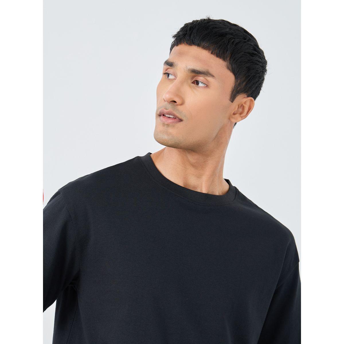 Styli Slogan Back Printed Crew Neck Oversized T-Shirt-men-clothing-tshirtsandpolos-tshirts-image-4