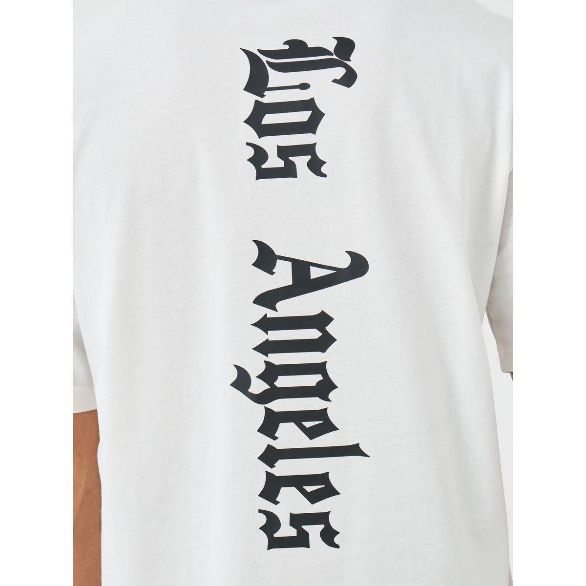تيشيرت فضفاض بطبعة كتابة وياقة دائرية-men-clothing-tshirtsandpolos-tshirts-image-1