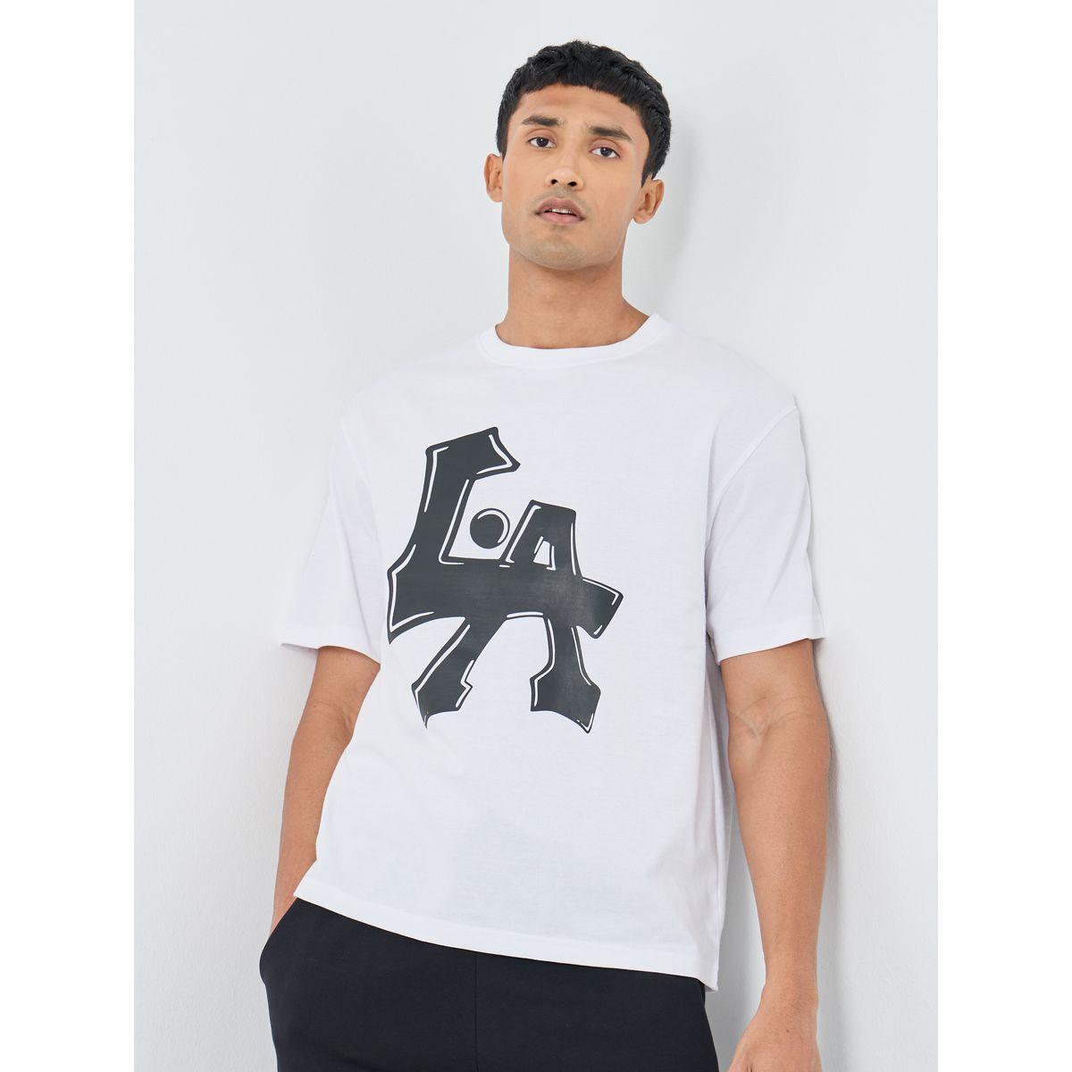 Styli Slogan Print Crew Neck Oversized T-Shirt-men-clothing-tshirtsandpolos-tshirts-image-1