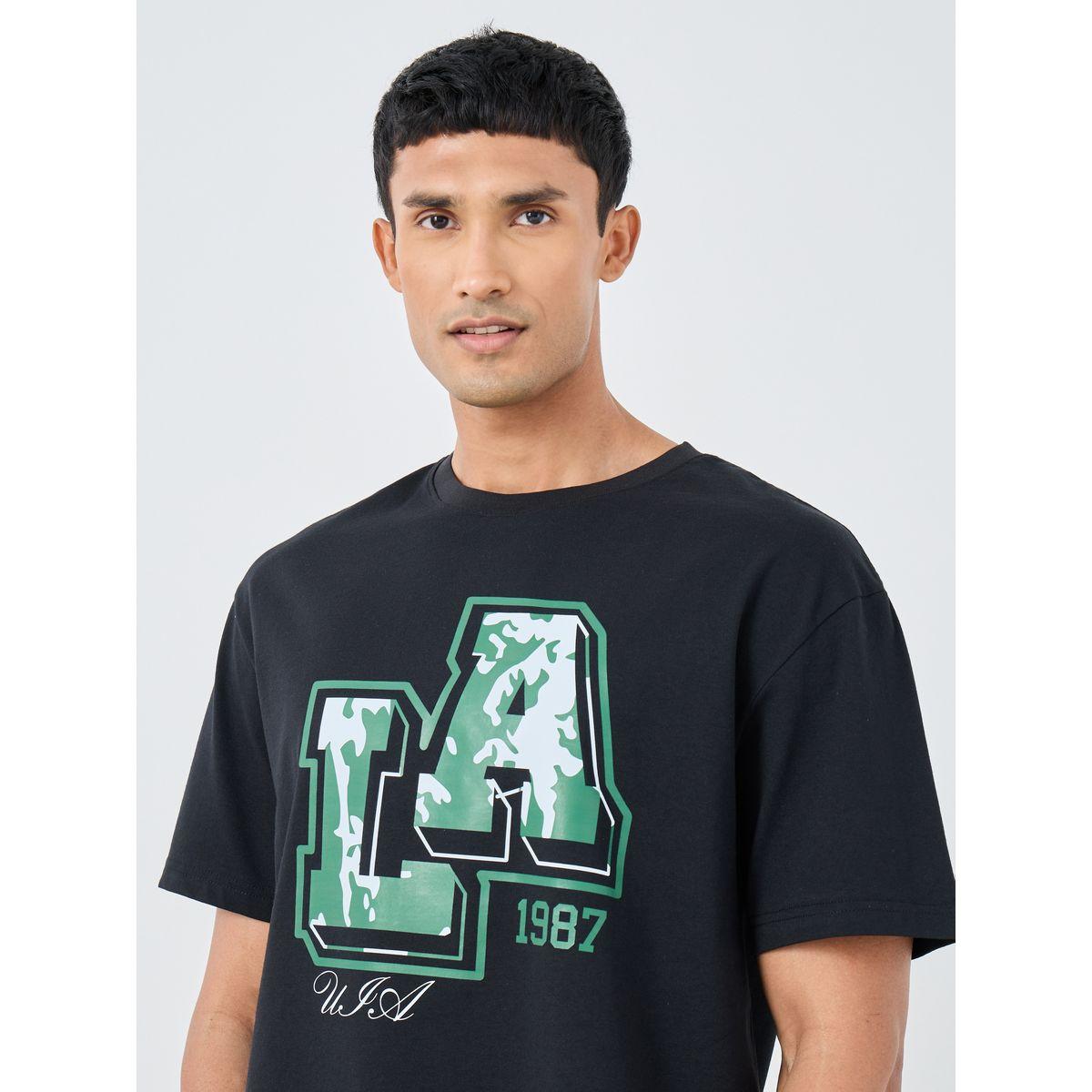 Styli LA Graphic Print Crew Neck Oversized T-Shirt-men-clothing-tshirtsandpolos-tshirts-image-3