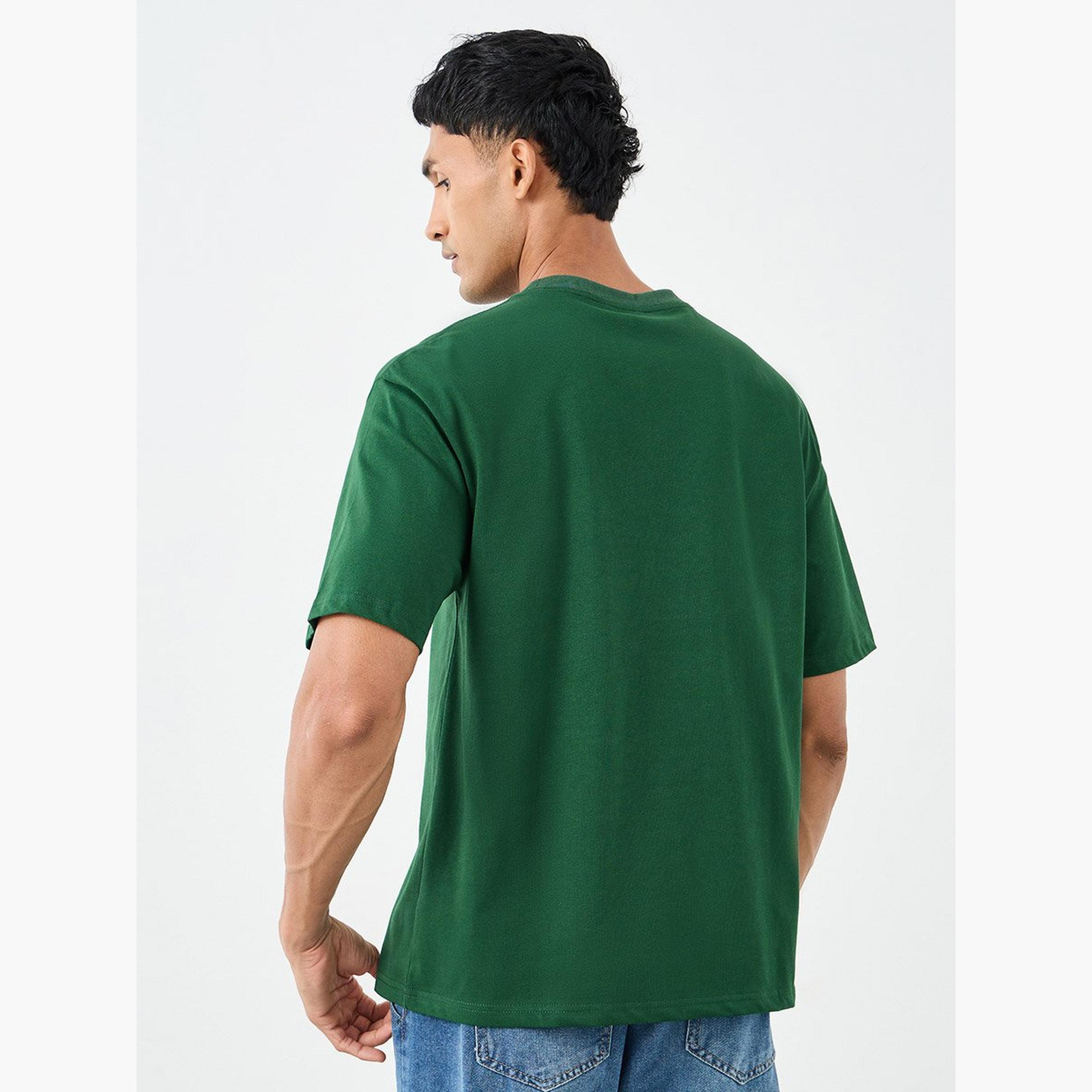 Styli LA Graphic Print Crew Neck Oversized T-Shirt-men-clothing-tshirtsandpolos-tshirts-image-4