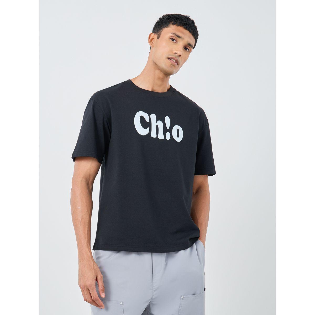 Styli Slogan Print Crew Neck Oversized T-Shirt-men-clothing-tshirtsandpolos-tshirts-image-1