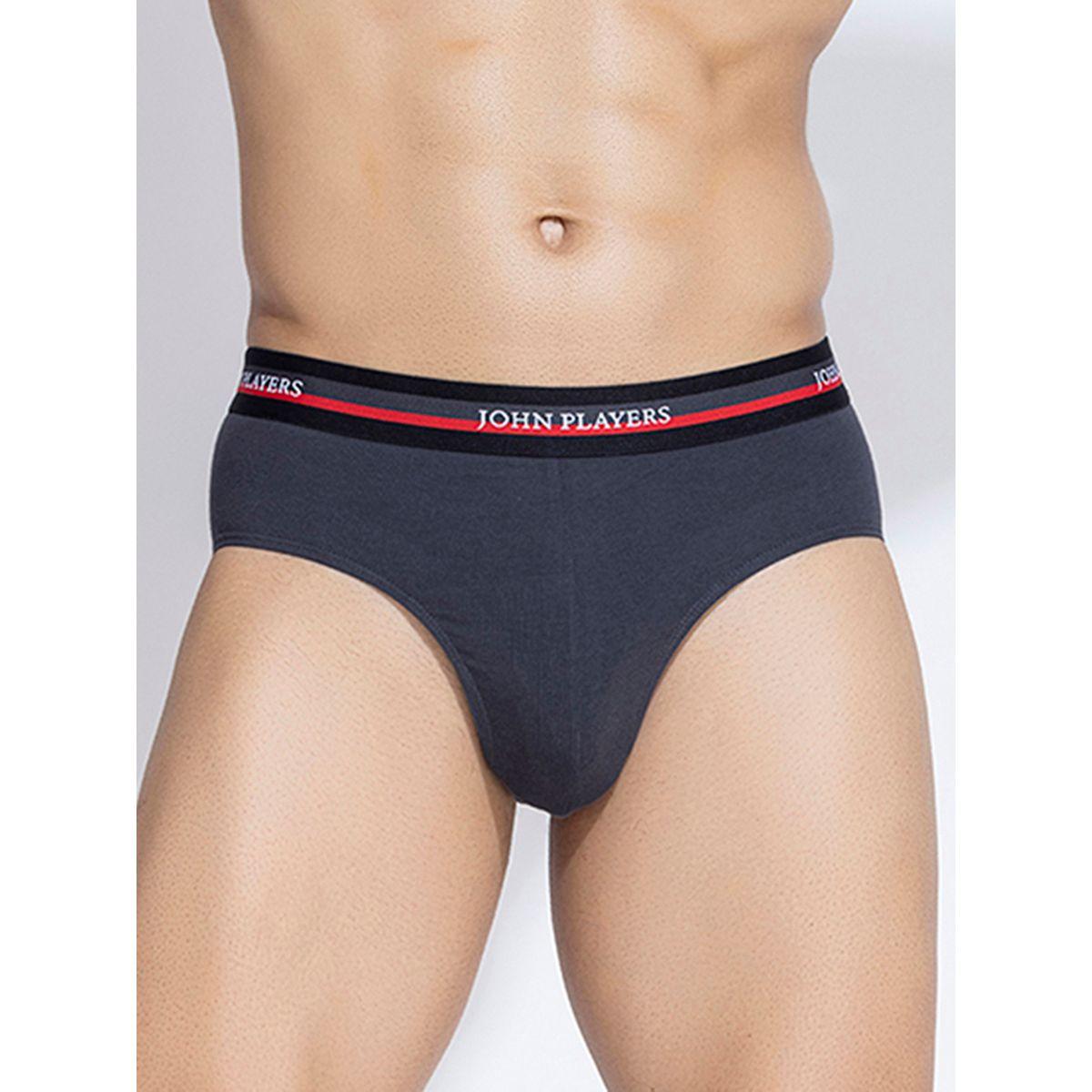 مجموعة من 2 - سروال داخلي سادة بخصر مطاطي-men-clothing-innerwear-underwear-image-2