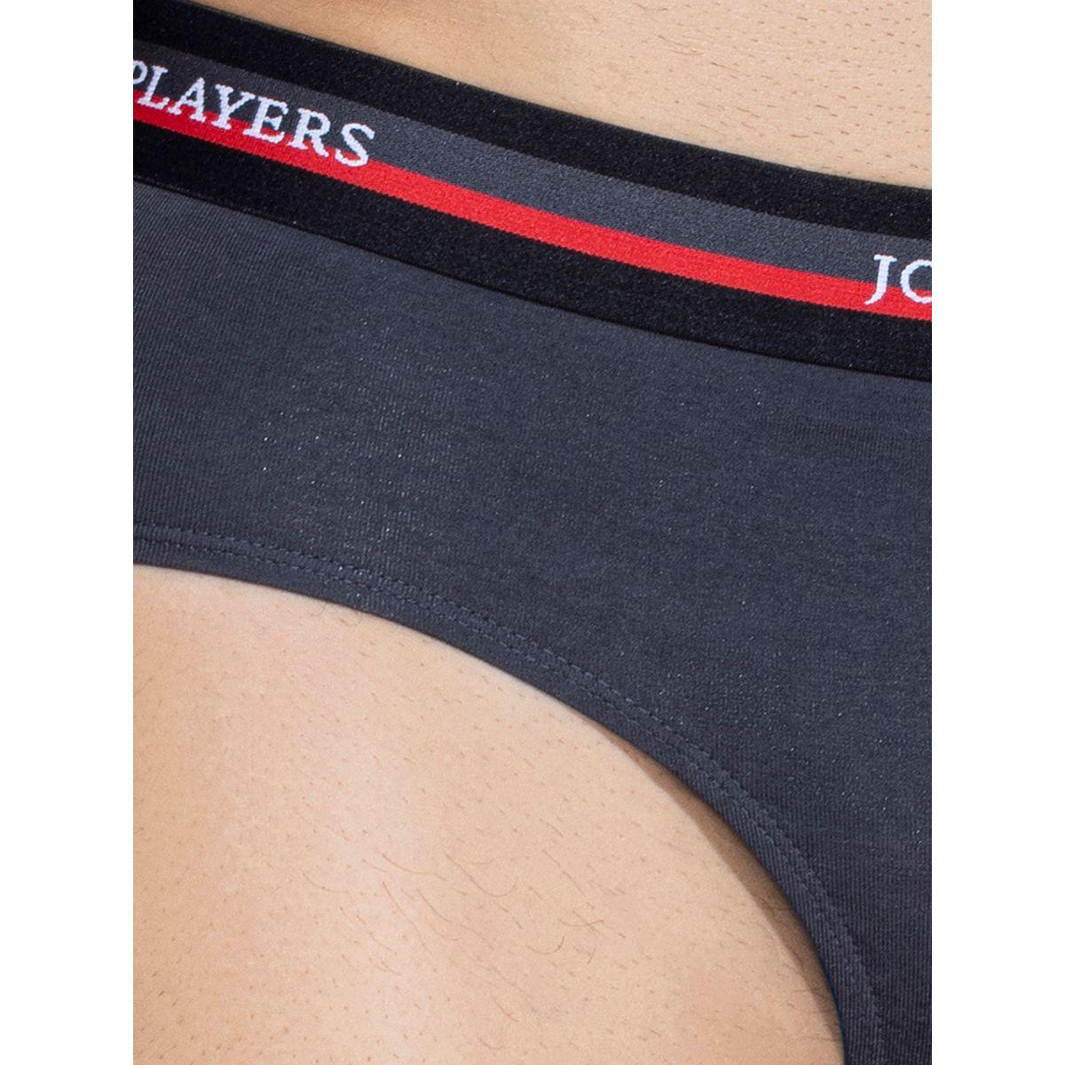 John Player Pack of 2 - Solid Briefs with Elastic Waistband-men-clothing-innerwear-underwear-image-6