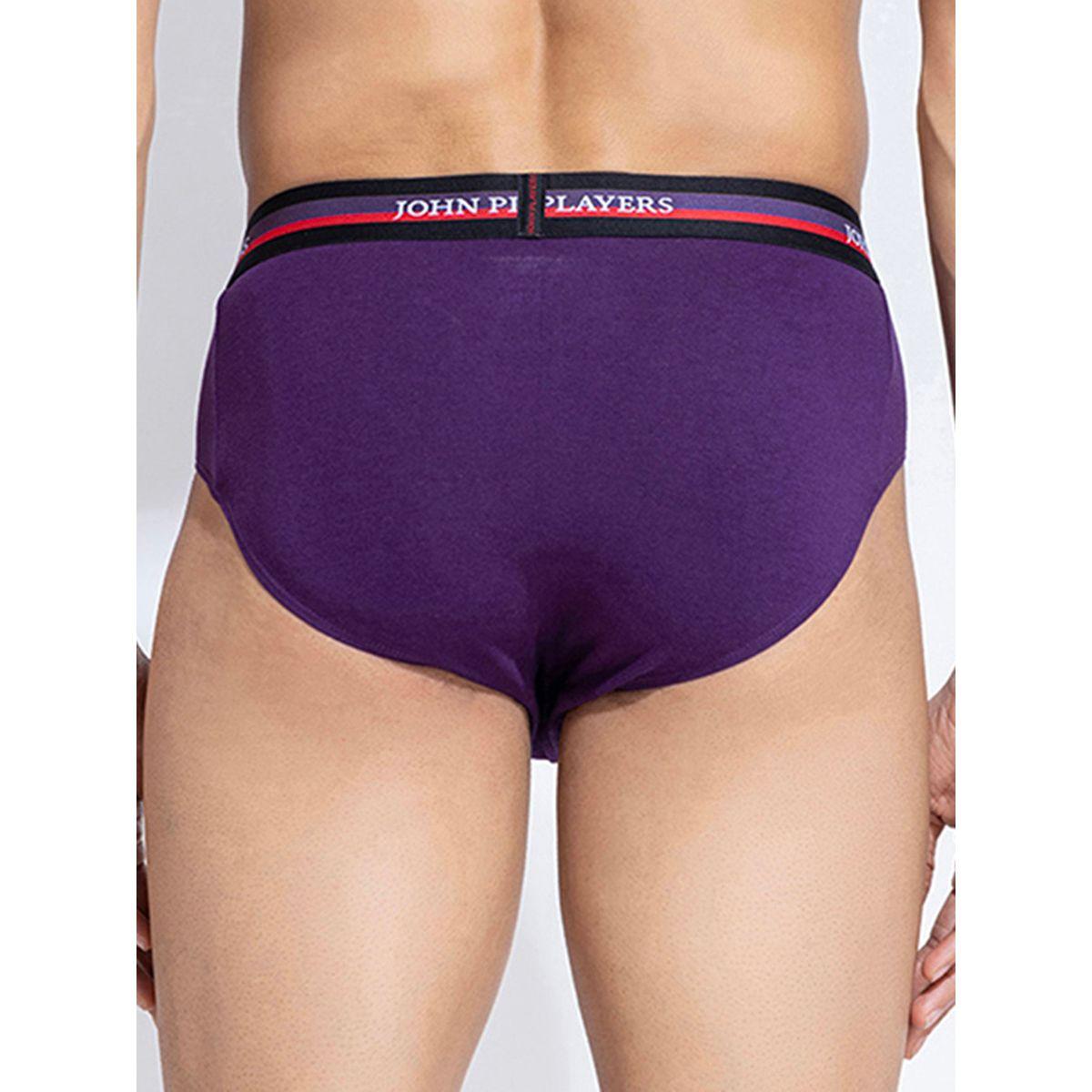 مجموعة من 2 - سروال داخلي سادة بخصر مطاطي-men-clothing-innerwear-underwear-image-5