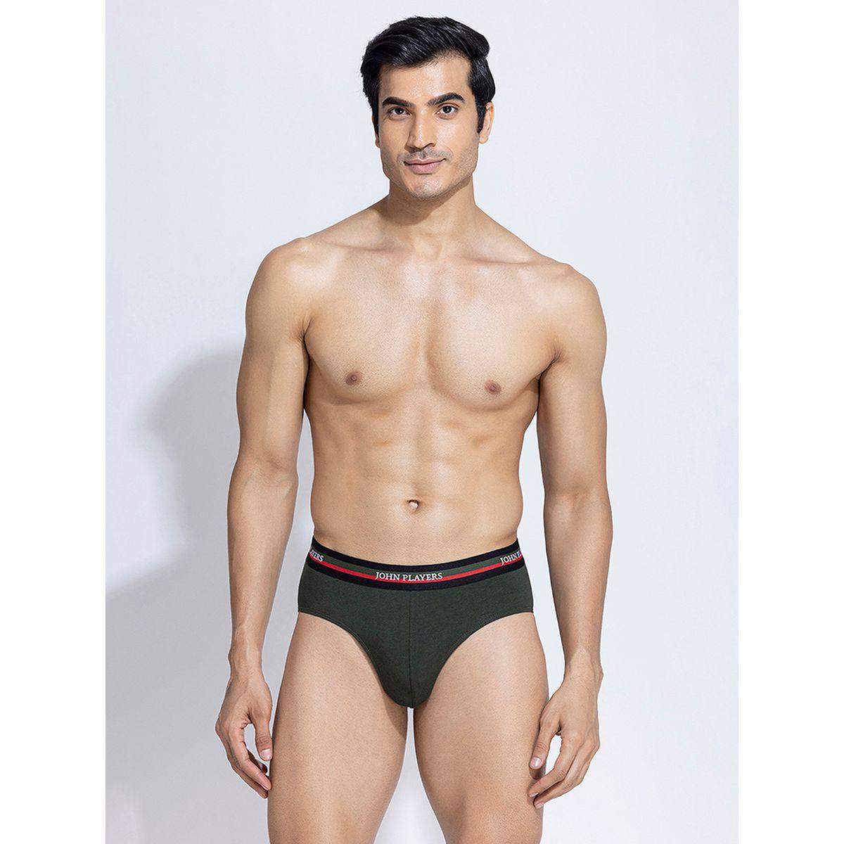 مجموعة من 2 - سروال داخلي سادة بخصر مطاطي-men-clothing-innerwear-underwear-image-1