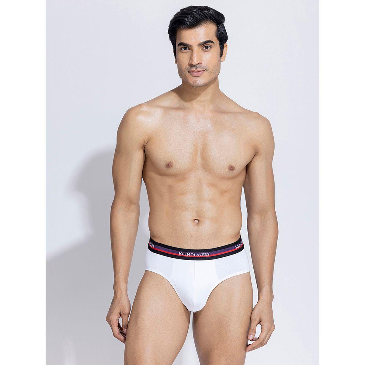 مجموعة من 2 - سروال داخلي سادة بخصر مطاطي-men-clothing-innerwear-underwear-image-1